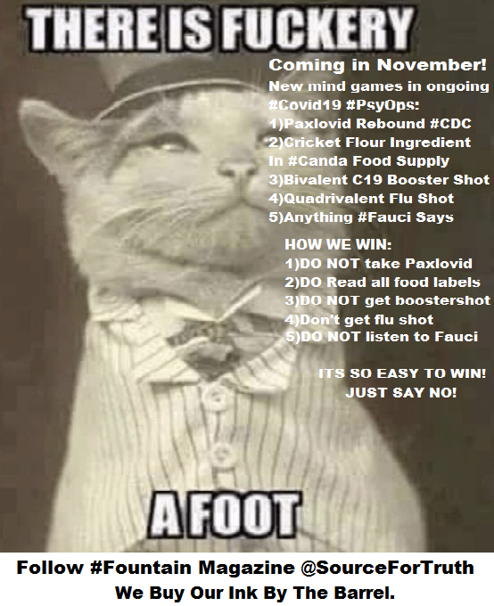SourceForTruth's tweet photo. #Paxlovid is part of their #Covid19 #PsyOp: Keep ppl confused w/#CognitiveDissonance Heres how we win: Same as usual: #JustSayNo to #CDC #DoNotComply #NoJabs #StoptheShots #DoNotConsent to #Covid19 #Vaccine #DoNotObey #Fauc #MasksDontWork
It's easy to win if we don't give in!👇 https://t.co/oT1QBtEOGT