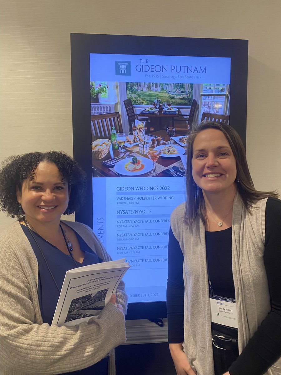 EmilyHoeh's tweet photo. Building NYSCEC post COVID, reengaging with membership, and working with fabulous folks from across NYS! @RIGHTEOUSTAM grateful to work with you on this journey! #NYSCEC #specialeducators #whatsyoursuperpower https://t.co/8qPmbtKJRA
