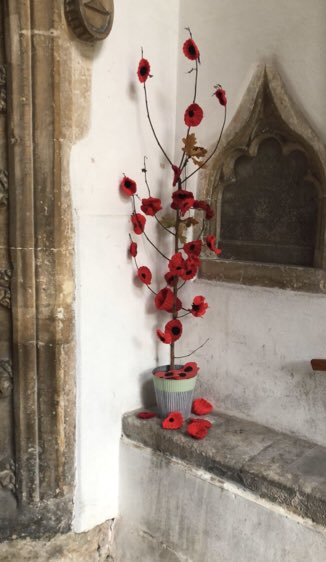 BanwellWi's tweet photo. Wow check this out , not only did we manage one poppy display we managed four . A big thank you to Vivienne for coordinating it all and all the ladies from Banwell wi , craft and Natter and the village who made this possible.#RBL #womensinstitute #wilife #poppy https://t.co/rJRkKFTjAb
