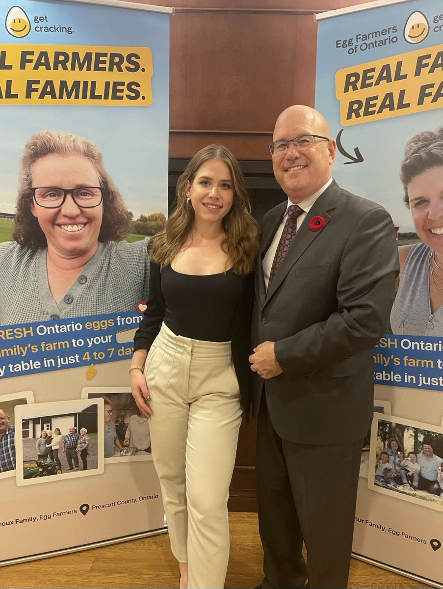 Had a great breakfast with my daughter Caitlin at the Queens Park omelette breakfast courtesy of Ontario Egg Farmers!