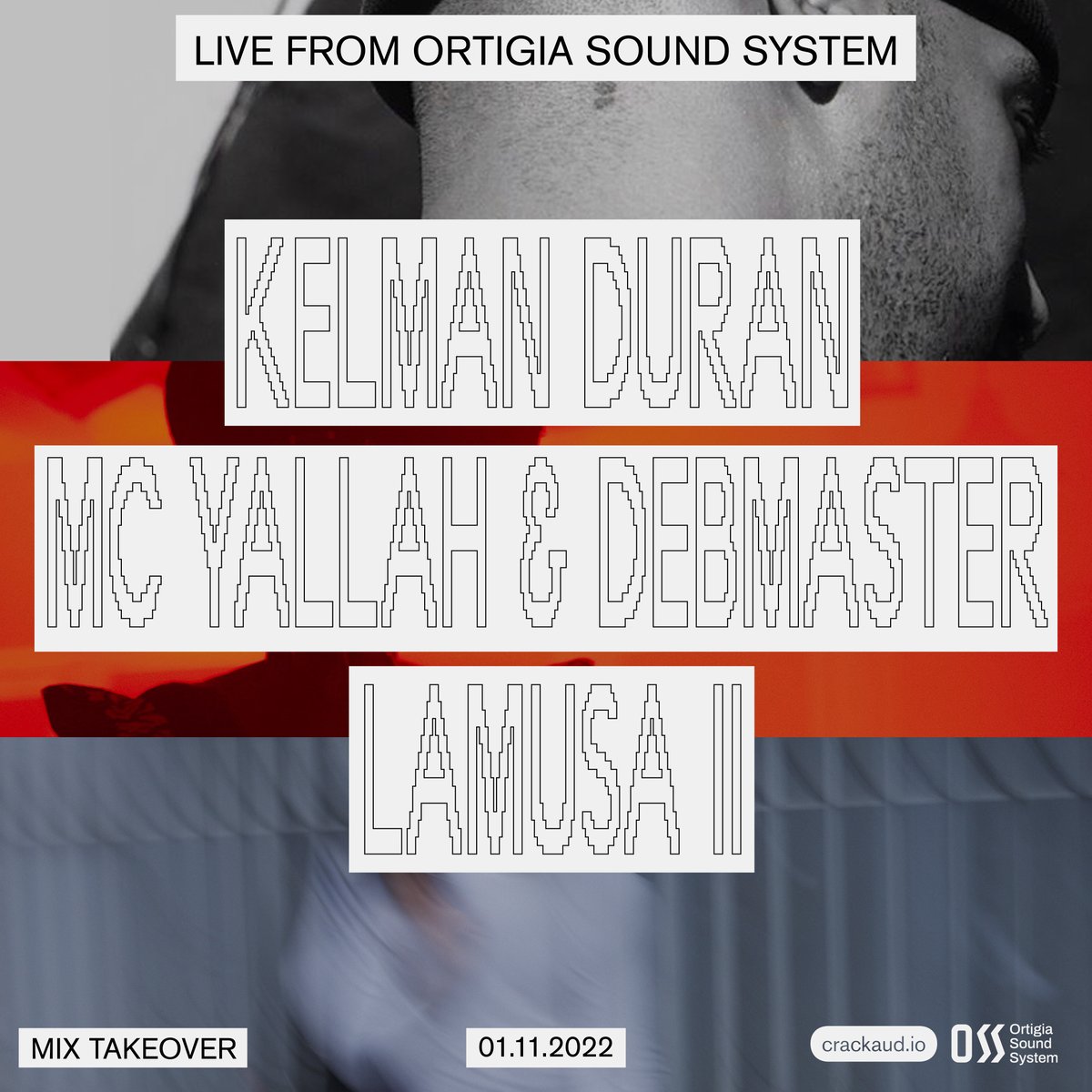 To Sicily we go for our latest live mix series, recorded at this year’s <a href="/ortigiasound/">Ortigia Sound System APS</a> 🇮🇹

Plug in for sets from Kelman Duran, Lamusa II, and MC Yallah &amp; Debmaster. 

→ crackm.ag/3NmW8X8