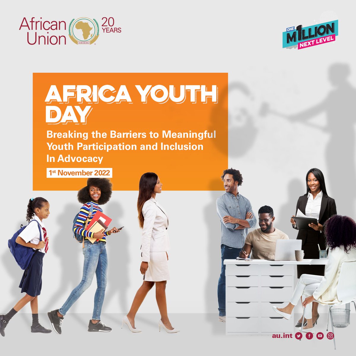 #DidYouKnow: 453 million Africans are between the ages of 15 -35 years. Today marks the beginning of Africa Youth Month. #AfricaYouthMonth #proudlyafrican @YetTrust @AUYouthProgram @AUVolunteer @zimyouthcouncil @Youth4SDGsZim @UNWOMEN4Youth @LocalWorksYAB