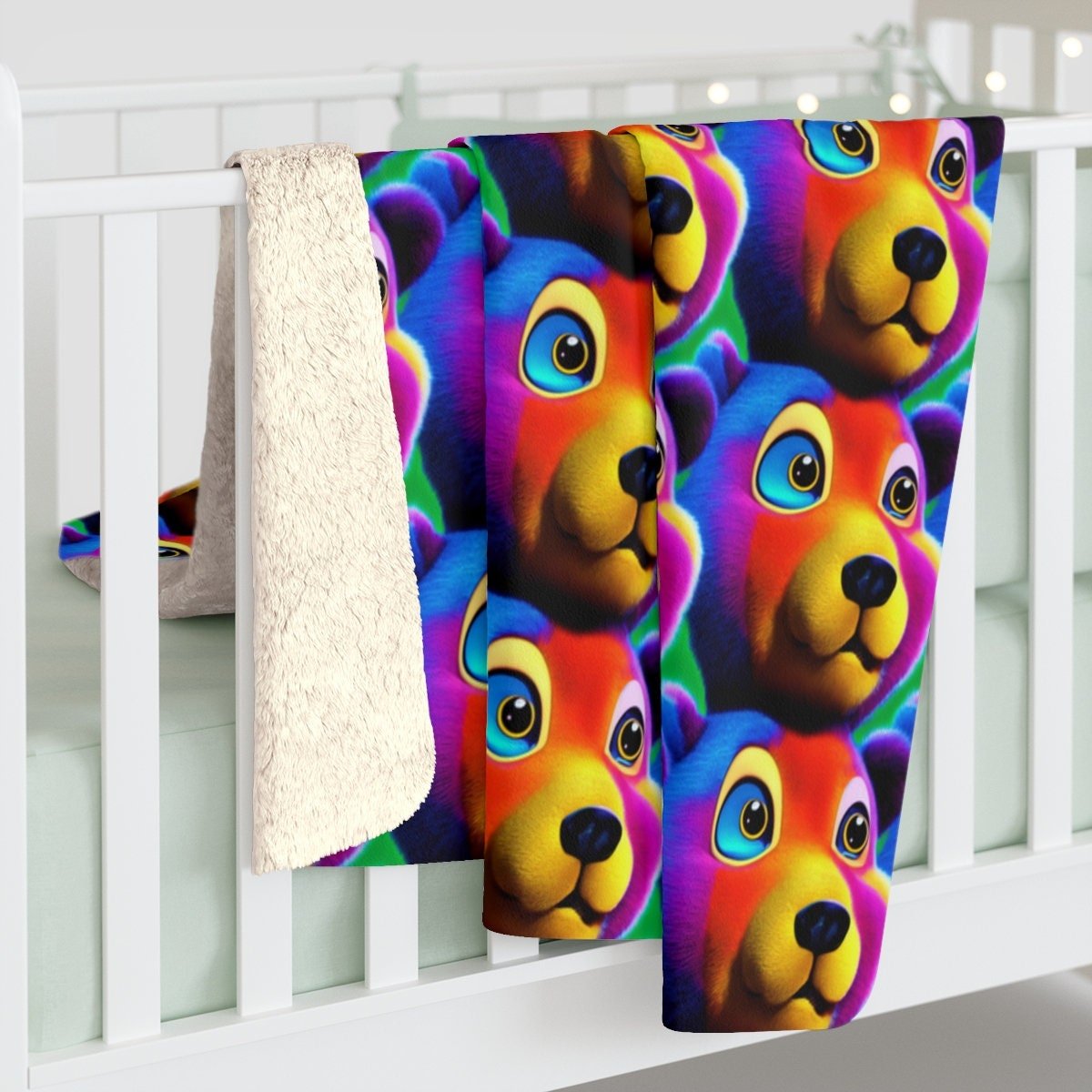 GrumpyGStudio's tweet photo. Excited to share the latest addition to my #etsy shop: #Rainbow #BearBlanket #ColorfulSherpa https://t.co/0QsiRzwI5b https://t.co/hOqCwOXS5g