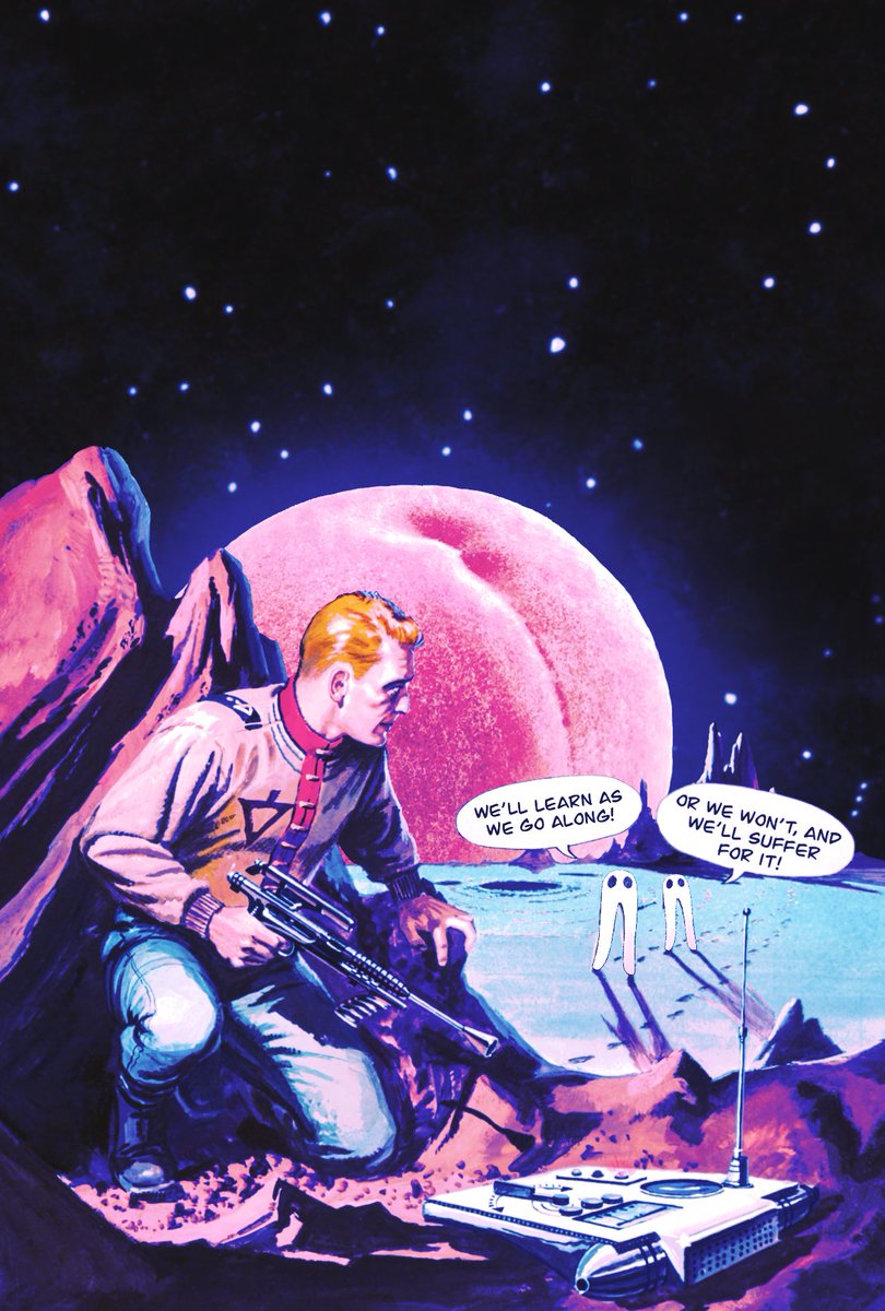 nikbeetnik's tweet image. I’ve been working on digital collage for the last year and I just realized I haven’t really shared them here. So standby for a slightly long thread of art! 
Beginning with the first piece I completed, a piece for @serhawke’s birthday last year.