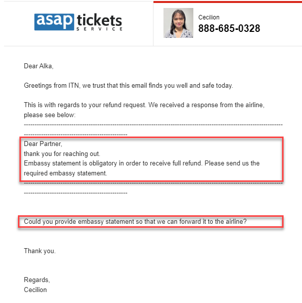 mayankgaur79's tweet photo. @USAmbIndia We are being asked to get letter from US Embassy for Visa Appointment in order to get refund for our Tickets, @ASAPtickets  Either Rescheduling or Refunding Money. @Candice_support @LOTPLAirlines. Please find details below. @USIndianAffairs https://t.co/lIOApP1C8v