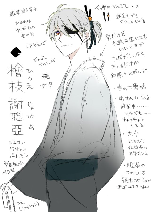 桃ゑ鬼_キャラ練り 」賢下えす / es sakamotoの漫画