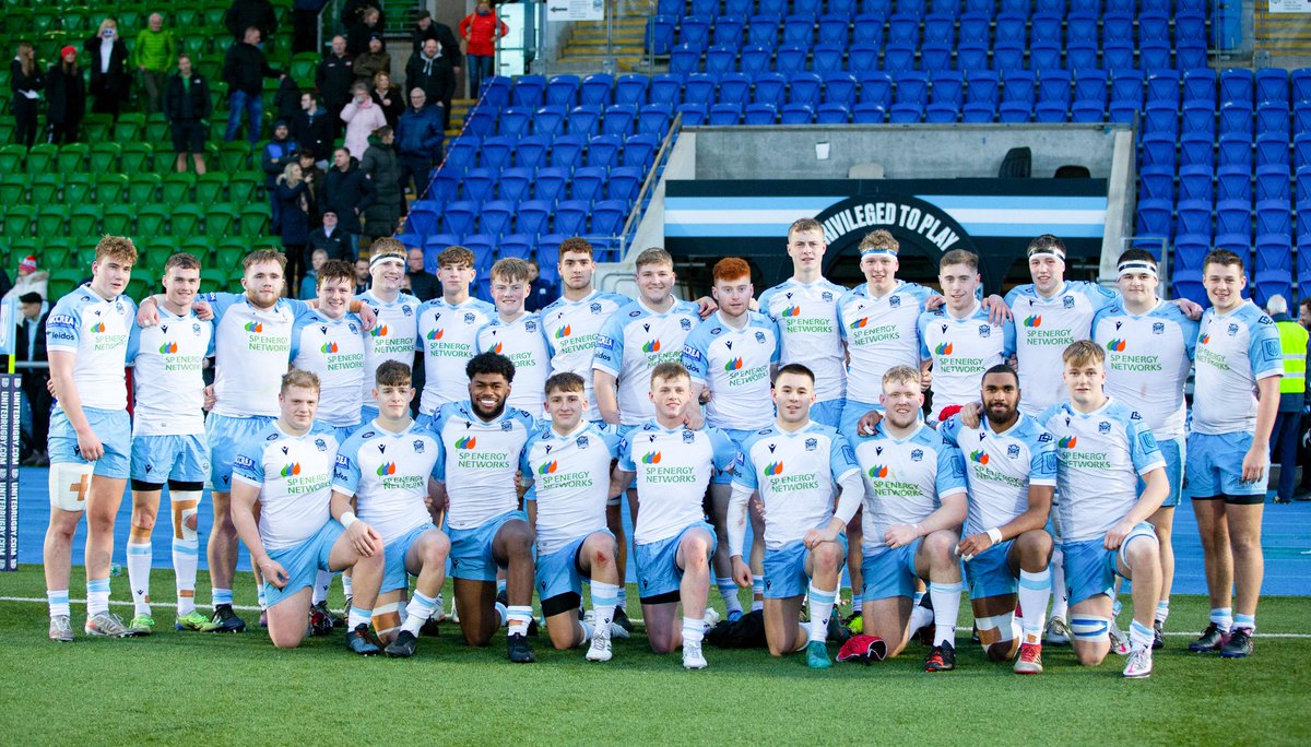 GlasgowWarriors's tweet photo. Congratulations to Glasgow U19s who beat Edinburgh U19s 32-12 at Scotstoun this afternoon 🏆

Our tries came from Amena Caqusau (2), Johnny Morris and Lachlan Forsyth, with Andrew McLean adding nine from the tee 💥 https://t.co/RUteJktI7l