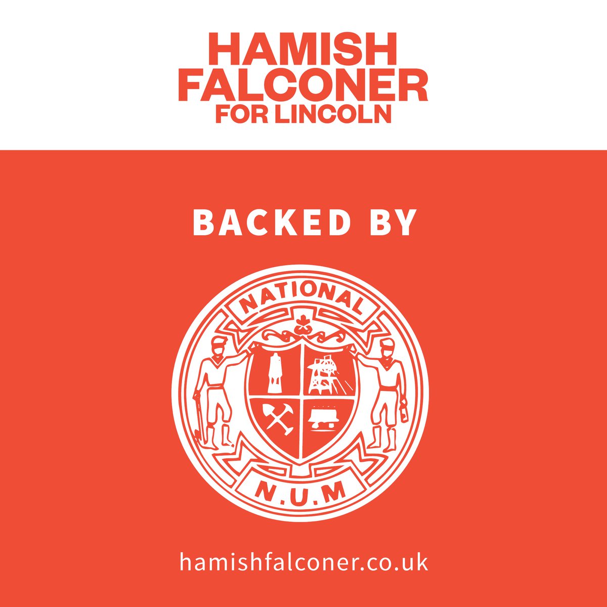 HFalconerMP's tweet image. I’m so pleased to have the endorsement of the NUM in my campaign to be Lincoln’s next MP. Proud that a union with such a long history in the Labour movement is backing me.