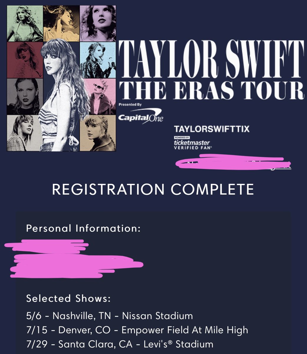 AHHHHHH YAYYYYYYYYY see you there <a href="/taylorswift13/">Taylor Swift</a> <a href="/taylornation13/">Taylor Nation</a> #TSTheErasTour