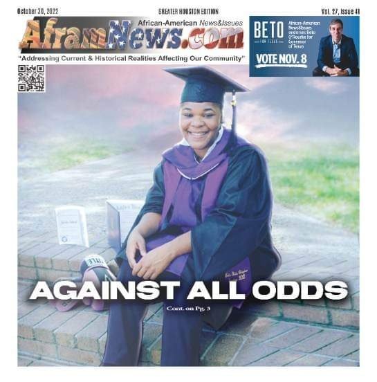 Guess who ended up on the front page of #Houston's #AfricanAmerican #Newspaper" check out &amp; share. I hope I'm making you proud up there mama!

Difernt's World👸🏾🌏🧘🏾‍♀️🕉
Come &amp; Learn
#MANIFEST #PLAN #PREPARE

#ripmama #LongLiveVernchell 🙏🏽😇🌹💔
aframnews.com/against-all-od…