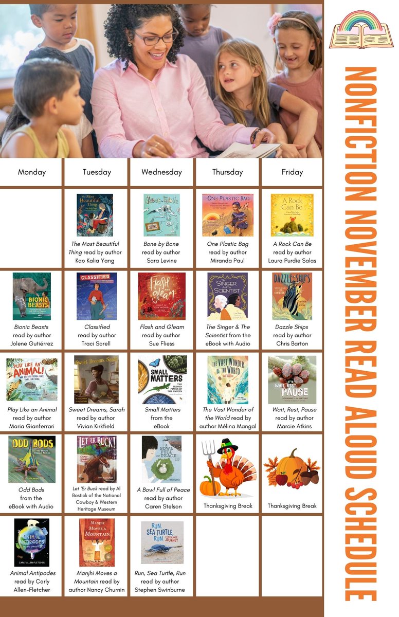 Lorraine Leddy (@lorrainemleddy) on Twitter photo Ooh, <a href="/LernerBooks/">Lerner Books</a> is sharing a read aloud every day this month for #NonfictionNovember! Very cool. More information here: lernerbooks.pages.salesfusion.com/Nonfiction-Nov… Ooh, <a href="/LernerBooks/">Lerner Books</a> is sharing a read aloud every day this month for #NonfictionNovember! Very cool. More information here: lernerbooks.pages.salesfusion.com/Nonfiction-Nov…