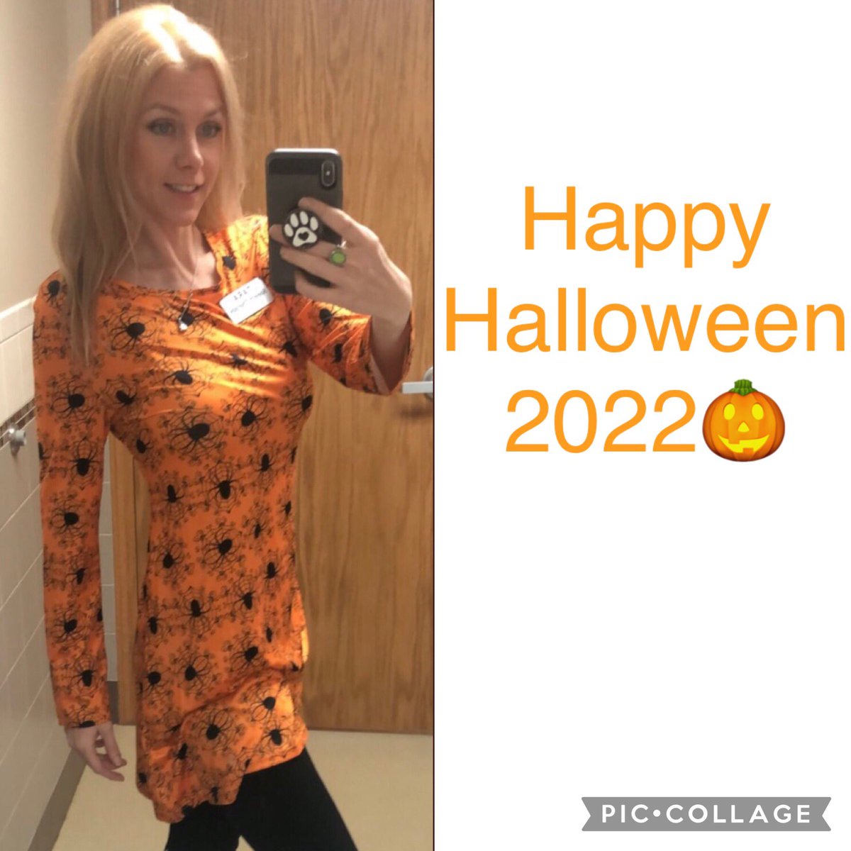 TaraWasinger's tweet photo. Was so nice to stay at home after work where I was sober, safe, and warm instead of traipsing around in a skimpy outfit while hammered at some bar!
Yay for positive change!๐
#halloween2022 #nofilterphoto
#sofestive
#soberlife https://t.co/bIz9ydFDCY