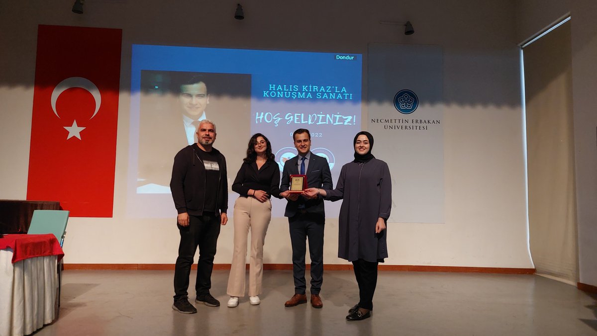 KonyaAdemNeu's tweet photo. "Halis Kiraz'la Konuşma Sanatı"programımızı bugün  gerçekleştirdik. 
Söyleşimizde Halis Kiraz  tecrübelerini aktardı ve misafirlerimize diksiyon&amp; hitabet alanında etkili tüyolar verdi. Bu keyifli program için kendisine teşekkür ediyoruz. Gelecek programlarımızda görüşmek üzere https://t.co/bisi6dfLN0