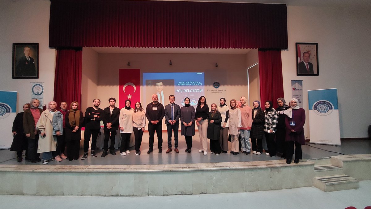 KonyaAdemNeu's tweet photo. "Halis Kiraz'la Konuşma Sanatı"programımızı bugün  gerçekleştirdik. 
Söyleşimizde Halis Kiraz  tecrübelerini aktardı ve misafirlerimize diksiyon&amp; hitabet alanında etkili tüyolar verdi. Bu keyifli program için kendisine teşekkür ediyoruz. Gelecek programlarımızda görüşmek üzere https://t.co/bisi6dfLN0