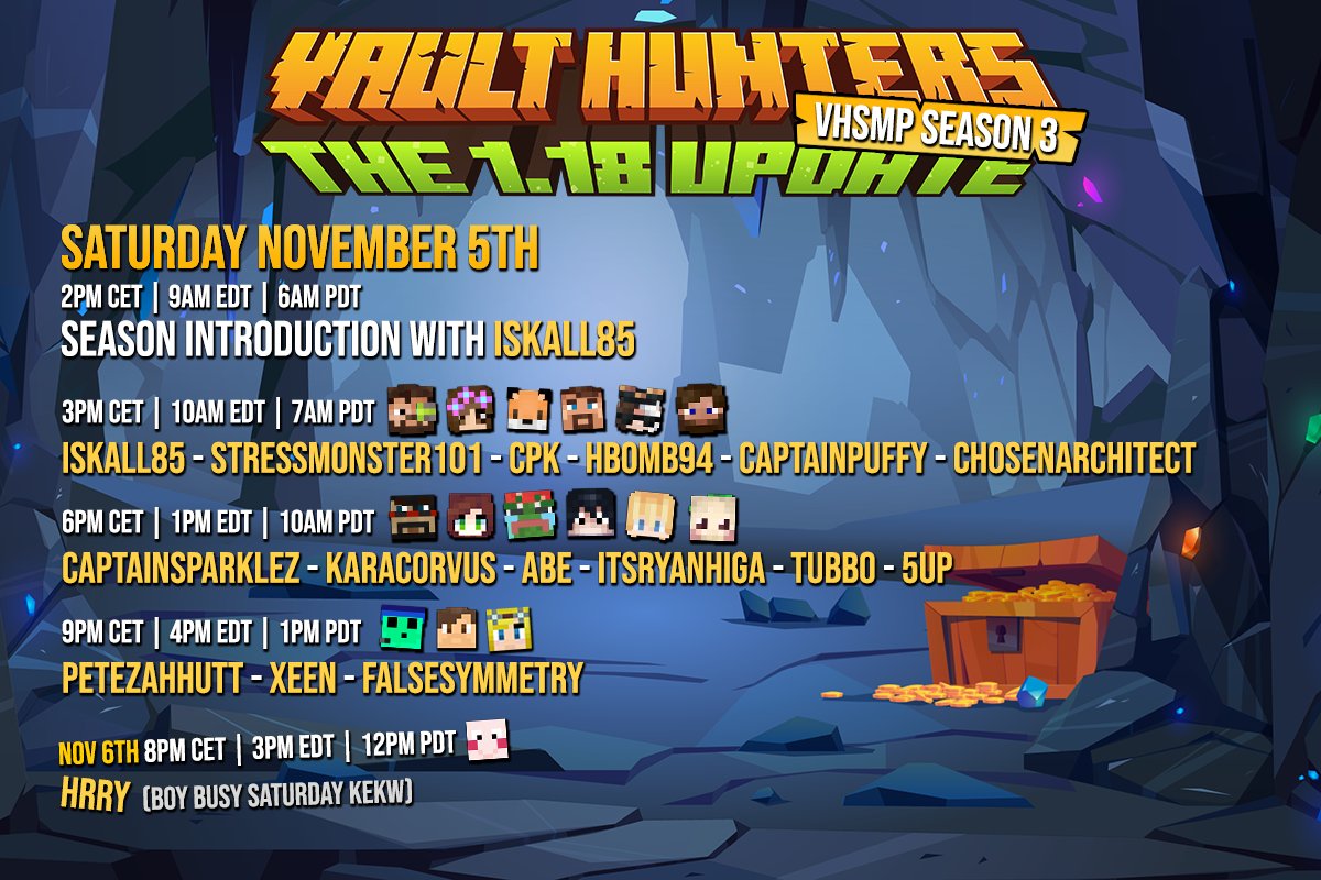 Seapeekay on Twitter "NEW HUNTERS NEW SEASON VAULT HUNTERS IS BACK BB"