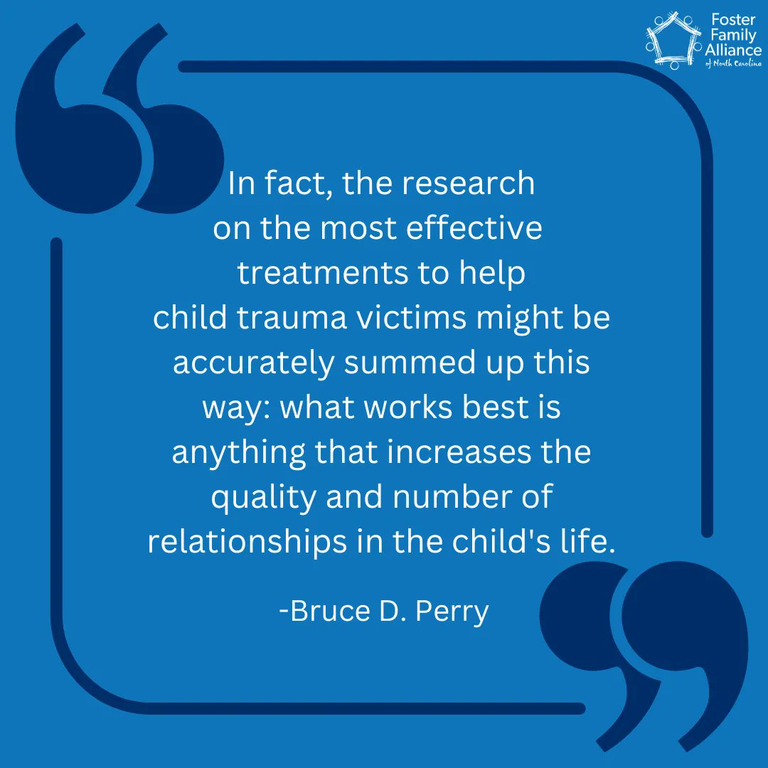 FosterFamilyNC's tweet photo. 💕
#FFA #fostercare #fosterfamilies #lovemakesafamily #socialworker #fosterfamily #Quote #BruceDPerry #BruceDPerryQuote #Children #ChildhoodTrauma https://t.co/sO69RgbivG