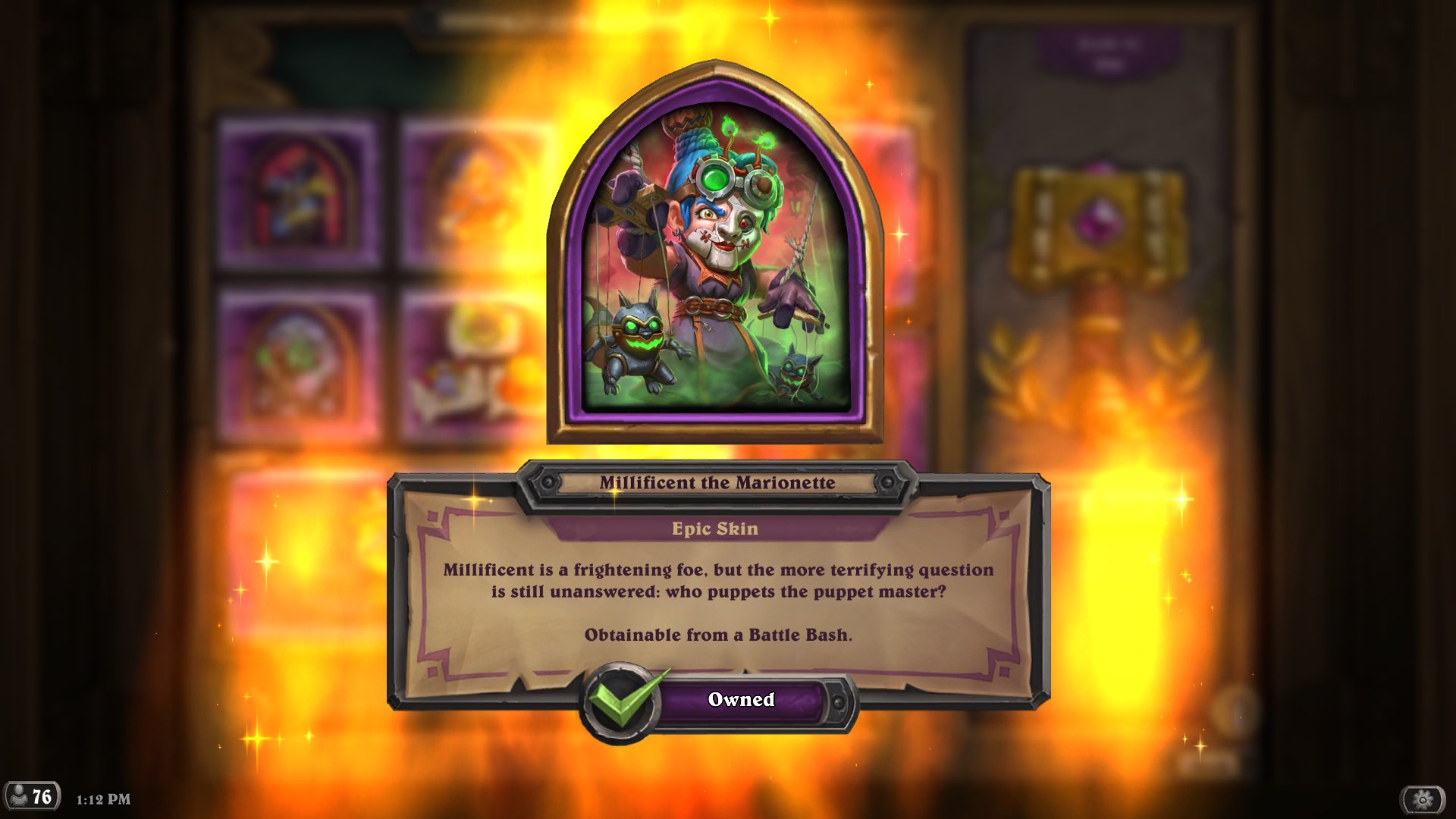 Ben Hearthstone C Mon Man I Wasn T Ready To Bash Warning Don T Click Into Seeing What The Bg Bash Is Unless You Re Ready They Make You Bash And You Can T Exit