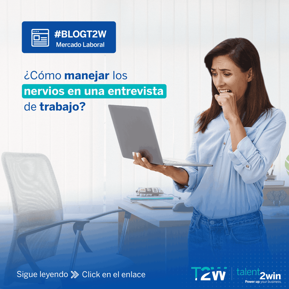 Las entrevistas de trabajo siempre ocasionan cierto nerviosismo. 😱 Ese nerviosismo es manejable. 👍 Aquí te mostramos cómo manejar los nervios en una entrevista. ➡️ ​bit.ly/3WkIw2I

#T2WLatam #EntrevistaLaboral #Empleabilidad #TipLaboral