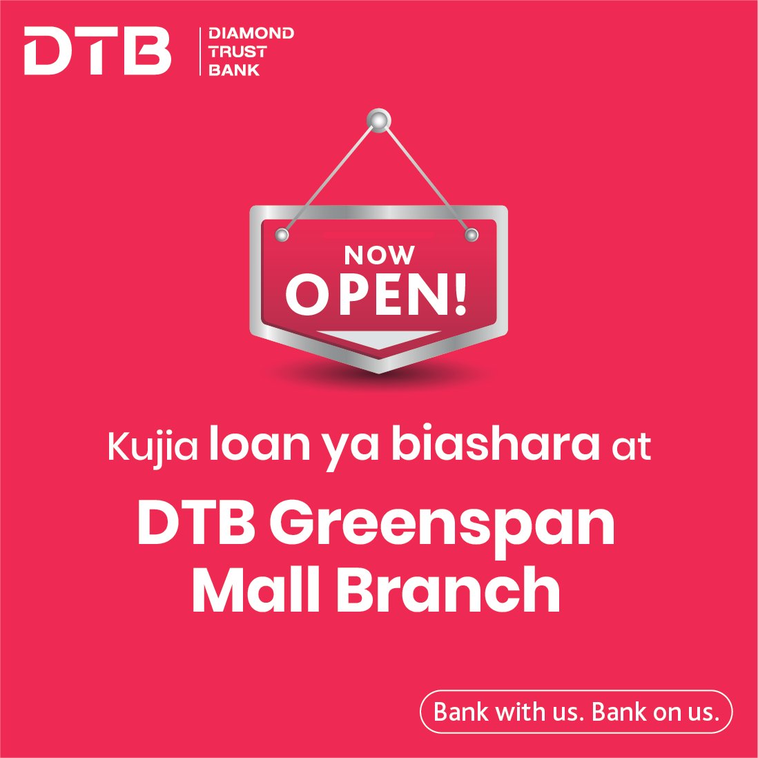 maiyoshar's tweet photo. Biz yako inataka working capital? Pitia the new DTB Branch pale ground floor, GreenSpan Mall na watakusort. #BankWithDTB Head over to the new @DTBKenya branch GreenSpan Mall, Ground floor and get that business loan https://t.co/d6n8Tc8OZS
