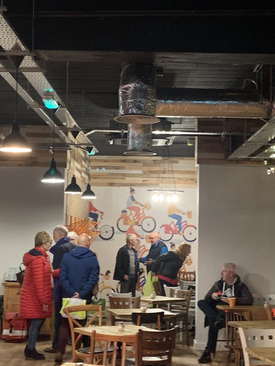 Perfect location and excellent welcome for Spokes CTC AGM - the newly opened @thebikelock