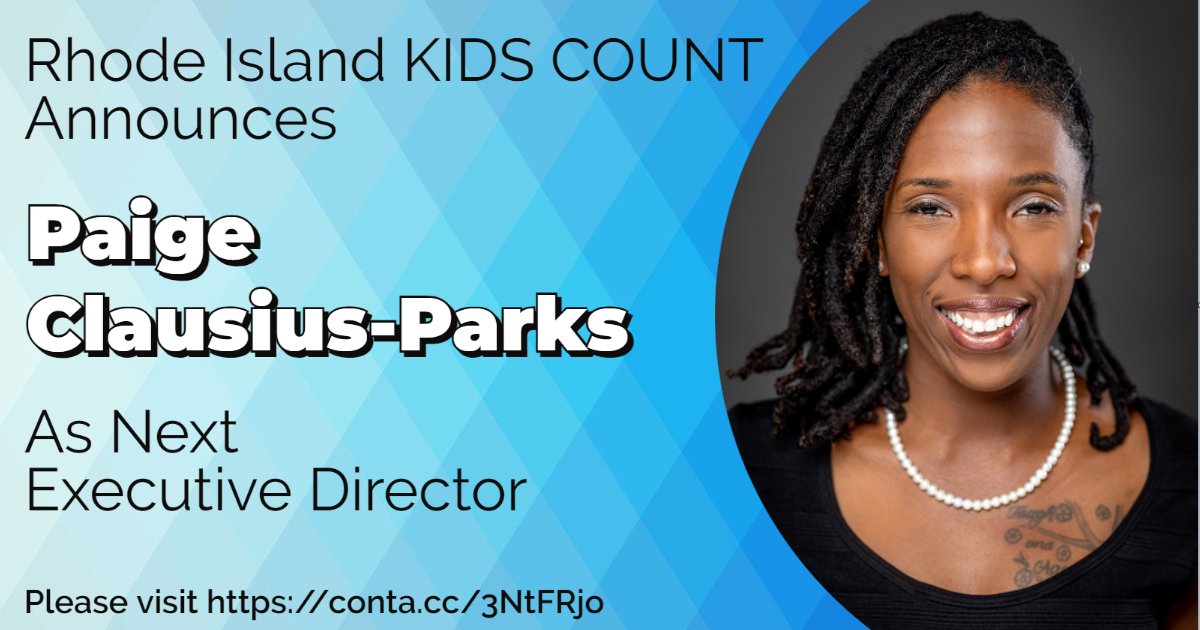 We are thrilled to announce that <a href="/PaigeCParks/">Paige Parks</a> has been named our next Exec Dir, effective 12/1.

Paige is a dynamic leader with a deep commitment to children, youth and their families and ensuring that all children and youth have the opportunity to thrive. conta.cc/3NtFRjo