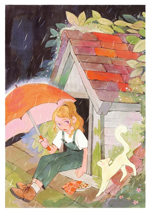 「pink umbrella」 illustration images(Latest｜RT&Fav:50)