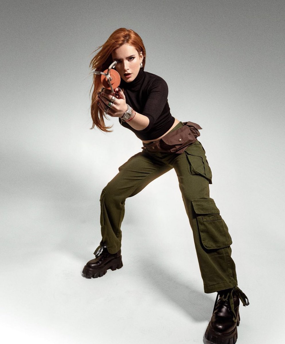 bella thorne as kim possible! she’s taking it