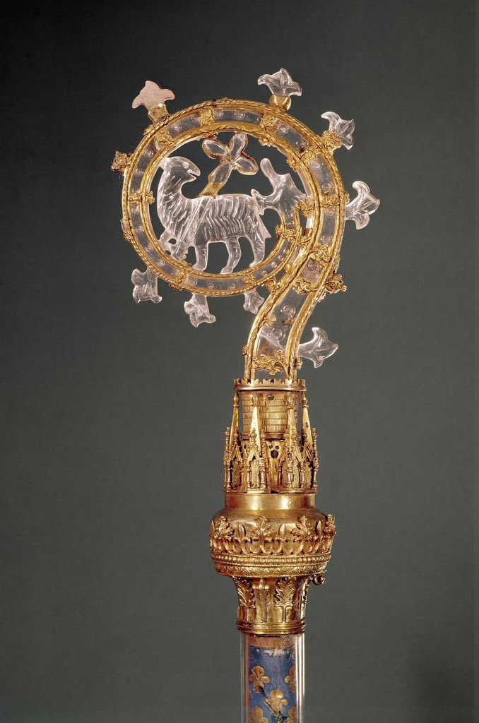 Crozier of the Abbess of Lys, 13th-15th century, French.