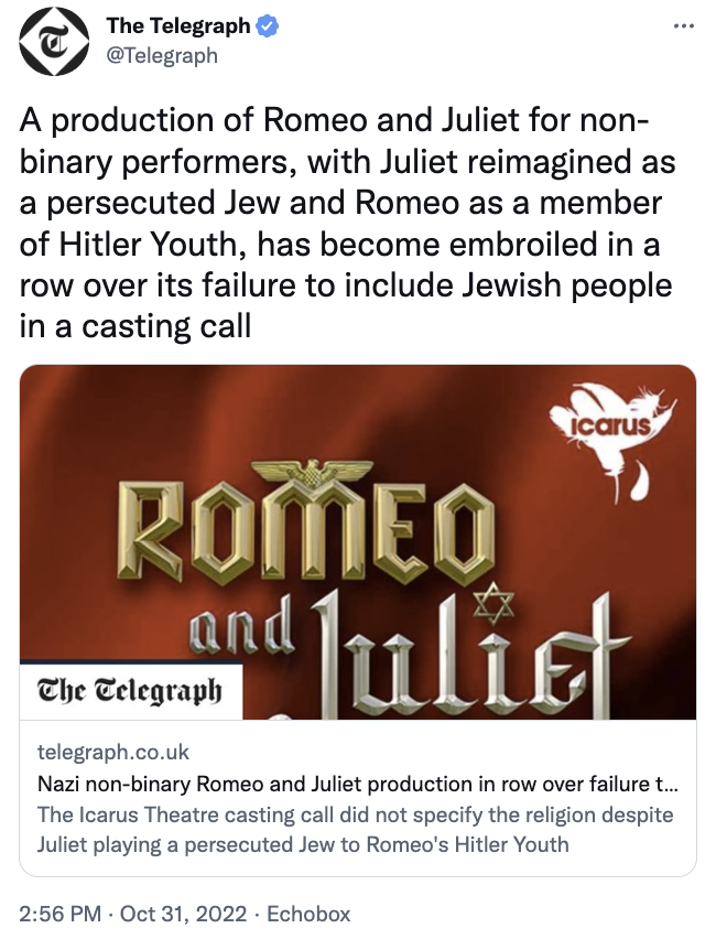 elivalley's tweet photo. Entering a golden age of Holocaust fanfic https://t.co/ME6JmAX5gQ