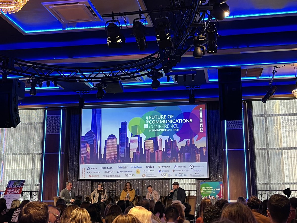 “Employees can handle bad news better than uncertainty” always good to remember to be clear and transparent! #CommsWeek2022