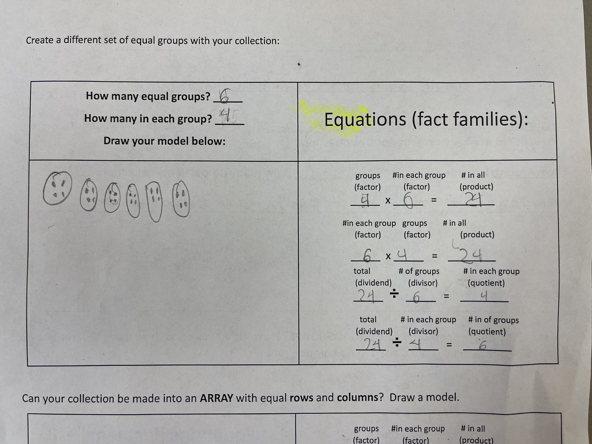 KBensonLES's tweet image. Great application of multiplication and division relationships in counting collections! @MrsTigue @TCBOE_LES @TCBOE @AMSTI_UM