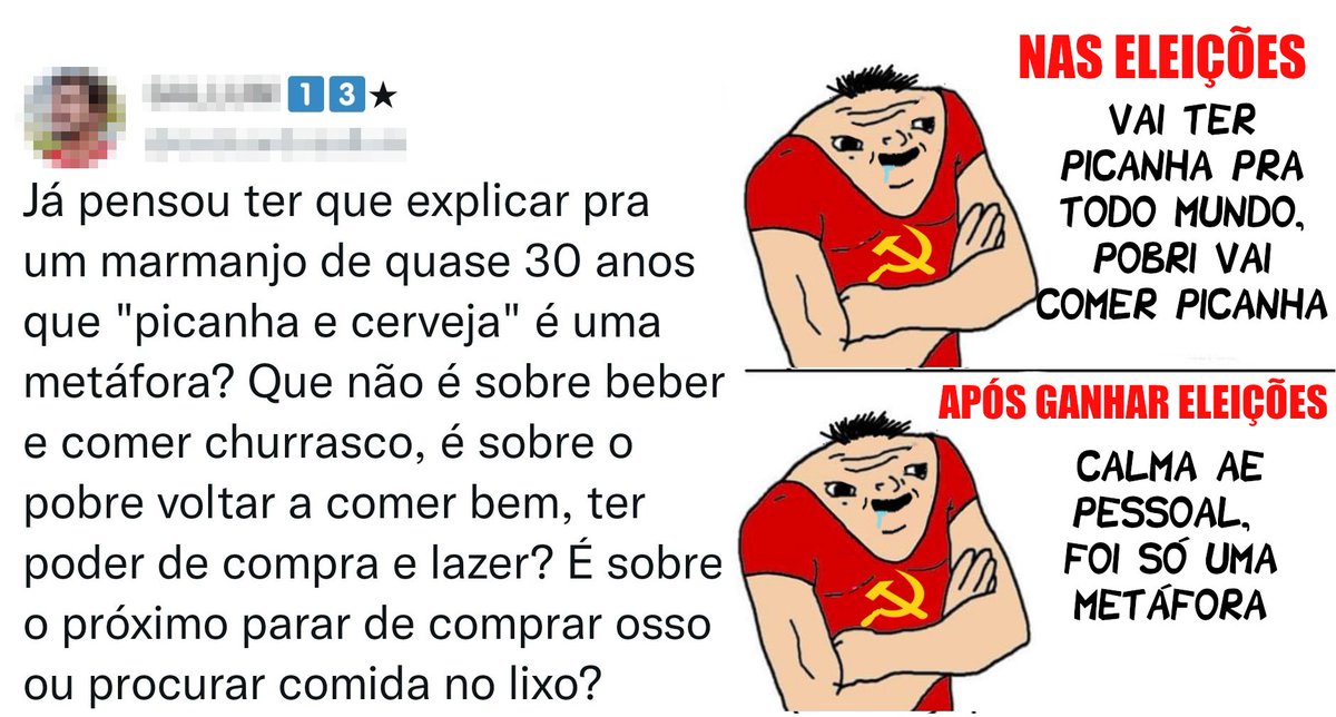 HeyHipocrita's tweet image. Picanha no.. 

Faz o "L".