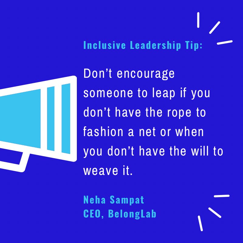 There’s little point in empowering marginalized individuals to speak up and bring their authentic selves to their work when it is not safe for them to speak up or be authentic.