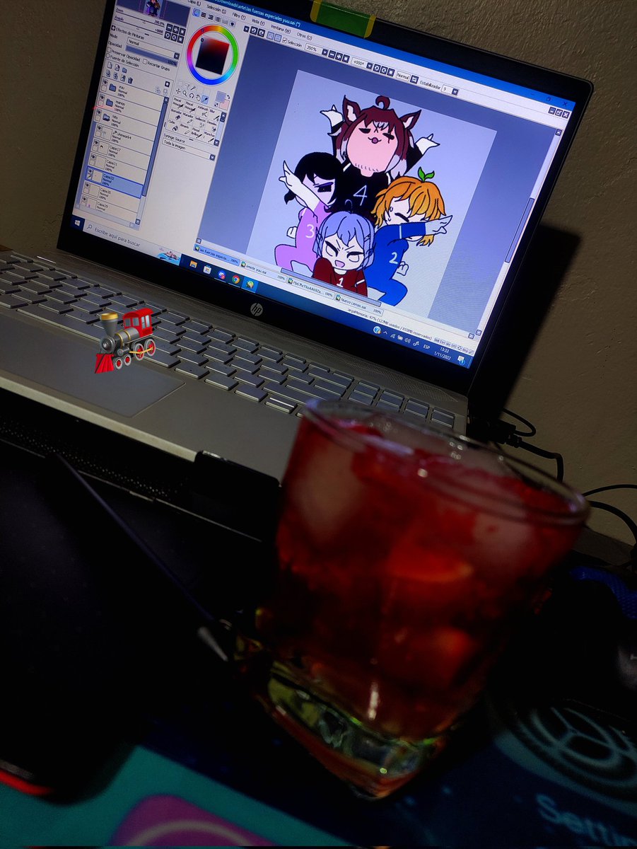 yuusanchez1's tweet photo. Espero que disfruten su dia libre #arte #relaja #Vtuber  me gustan los trenes https://t.co/tJutw3sfKD