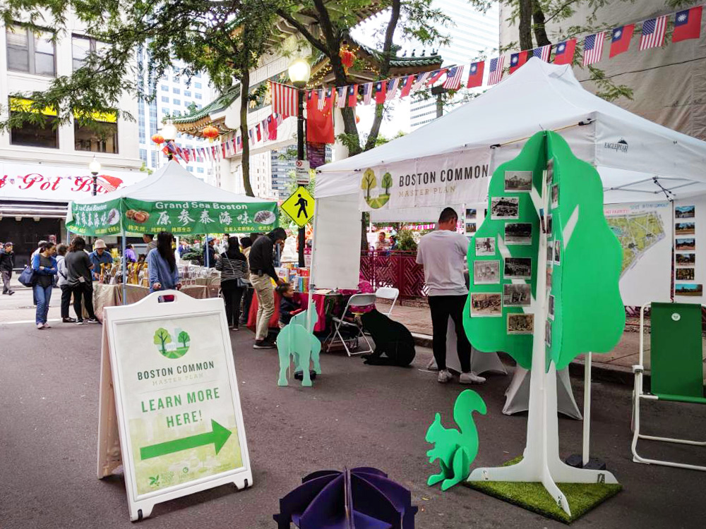 BostonCommonMP's tweet image. Public engagement for the Boston Common Master Plan kicked off in June 2019. Pop-up events and a series of open houses gave stakeholders time and space to share their thoughts on the Common, virtually and in-person.

Want to stay engaged? Make a comment at bostoncommonmasterplan.com