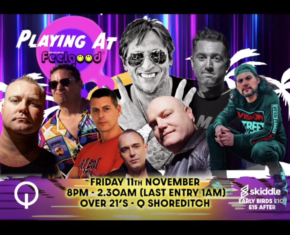 Doctor Feelgood (@feelgood_dj) on Twitter photo Cannot wait for Friday 11th Nov at @Q_Shoreditch ! I’m bringing a taste of Ibiza to London with <a href="/Brandonblock/">Brandon Block</a> Odyssey Inc <a href="/ridney/">RIDNEY</a> <a href="/DJJetBootJack/">Jet Boot Jack</a> <a href="/richardearnshaw/">Richard Earnshaw</a> & Steve Taylor. Tickets: skiddle.com/e/36169719 #thehouseoffeelgood #london #shoreditch #housemusic #disco #ibiza Cannot wait for Friday 11th Nov at @Q_Shoreditch ! I’m bringing a taste of Ibiza to London with <a href="/Brandonblock/">Brandon Block</a> Odyssey Inc <a href="/ridney/">RIDNEY</a> <a href="/DJJetBootJack/">Jet Boot Jack</a> <a href="/richardearnshaw/">Richard Earnshaw</a> & Steve Taylor. Tickets: skiddle.com/e/36169719 #thehouseoffeelgood #london #shoreditch #housemusic #disco #ibiza