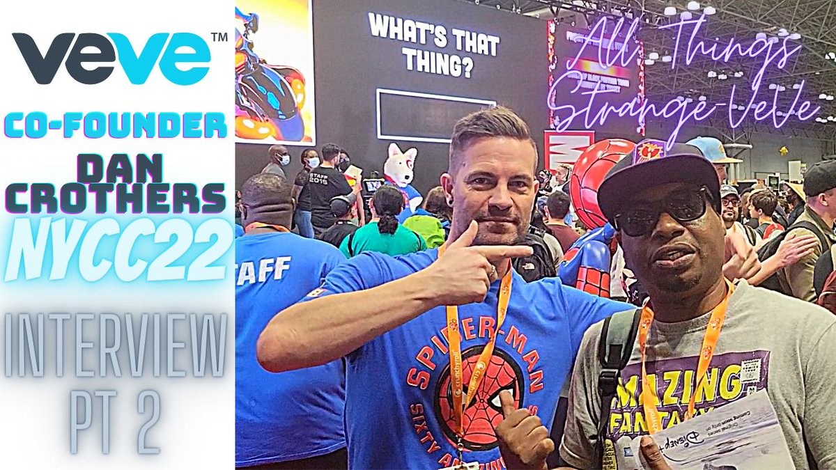DoktaStrange's tweet photo. Dan Crothers & Dokta Strange Make Music about #VeVe #OUP #MCP #Inoperability Live At NY Comicon!! ๐ฑ๐
https://t.co/FfjknQoCVv https://t.co/eCcLJ0RwDv