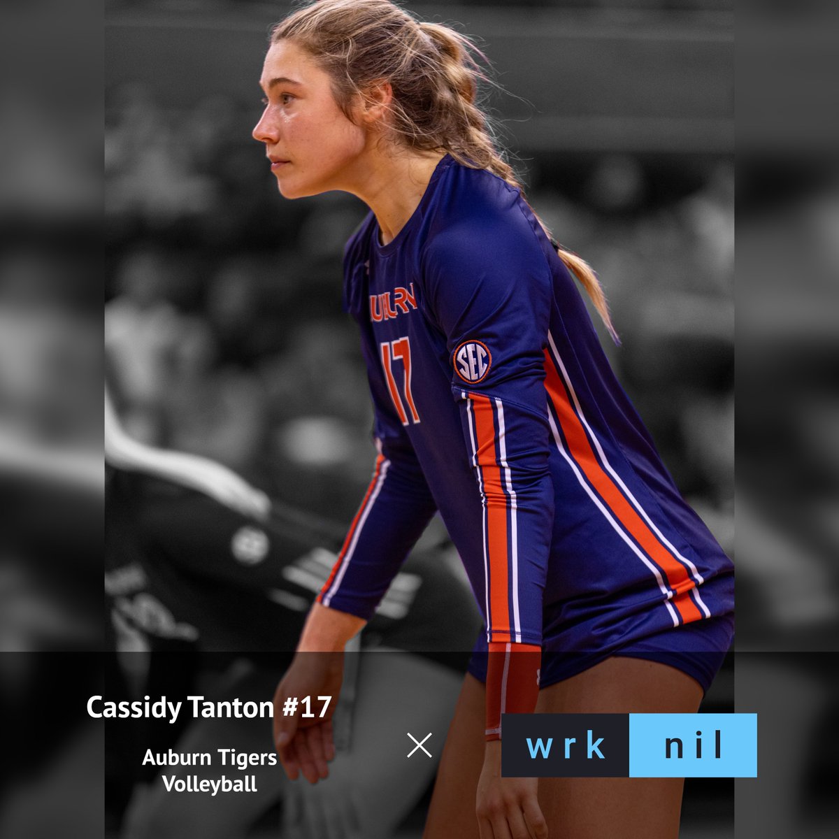 This week's featured athlete is <a href="/cassietanton/">Cassidy Tanton</a>! This honor rolled, sophomore kills it on and off the court. Hit her up on wrk nil! Free to join, free to connect. wrknil.com @auburnvb <a href="/AuburnTigers/">Auburn Tigers</a> #gotwrk #nil