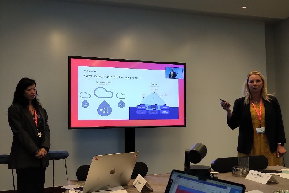 Next from @twilio - Engage - @kathrynjmurphy talking about how #cdp is now a 'core capability', enabling a shift from #bigdata to rich data, and more modern #marketing to provide 'data-driven personalization'. #cctr #cpaas #CustomerExperience #APIs #digitalfirst #messaging