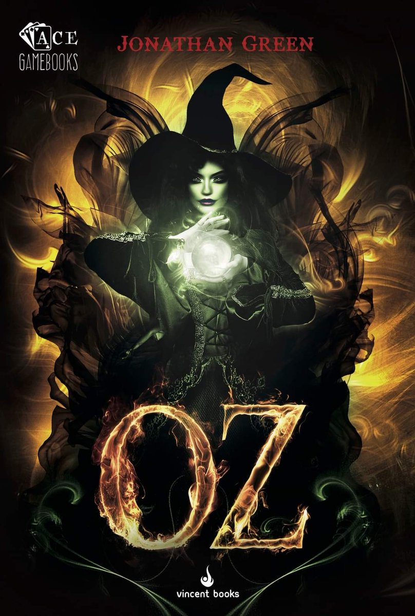 ChameleonComix's tweet photo. Here is the Italian language edition of the Wicked Wizard of Oz. Do you like it? @jonathangreen #acegamebooks #oz #vincentbooks #Italy https://t.co/iQTnfMx4Bx