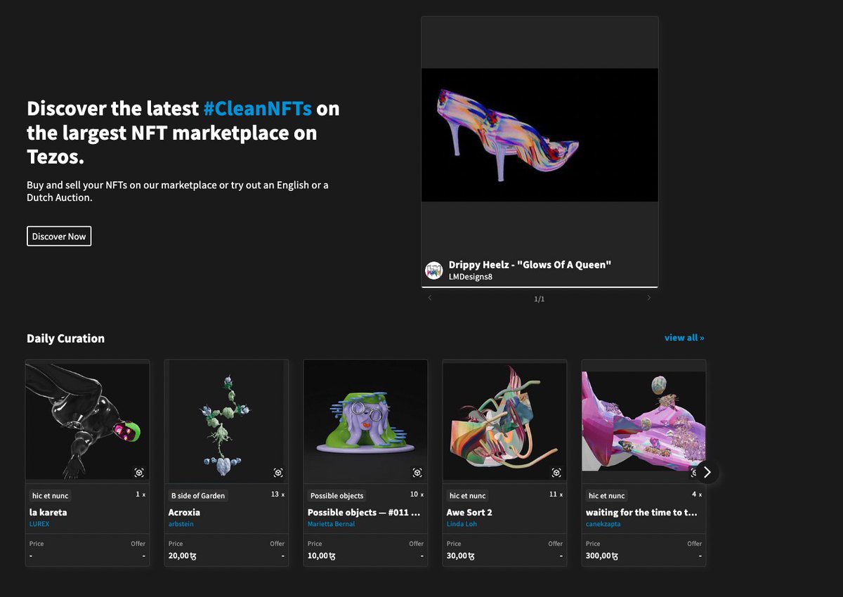 objktcom's tweet photo. New pieces were added to the front page as part of the 3D models thematic curation! 🔥
Discover the pieces in this thread 🧵
#objktthematiccuration #3dmodels https://t.co/yfhosGDHC8