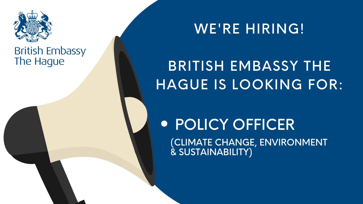 Job #vacancy #vacature

Are you interested in climate change and policy? Consider joining our team! 🇳🇱🇬🇧

👉More information &amp; apply here: fco.tal.net/vx/appcentre-e…

(Deadline: 13 November)