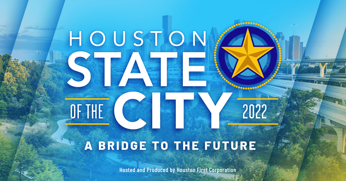 We are proud to host the 2022 S.O.T.C address at the @HiltonHouston tomorrow! Join @houmayor as he shares his plans for a brighter future for Houston. Tune in tomorrow at 12pm as we live stream here on Twitter and below ⬇️ FB:bit.ly/3WhrJ0t IG :bit.ly/3UbS4vc