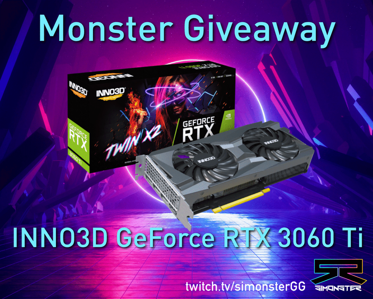 Die aktuellen November #Giveaways mit einem Highlight - Deine Chance auf eine #nvidia #rtx3060Ti !

Einfach teilnehmen und mit etwas #Glück gewinnen! 
 
gheed.com/streamers/1848…

#giveaway #rtxon #GiveawayAlert #twitch #twitchde #twitchtv