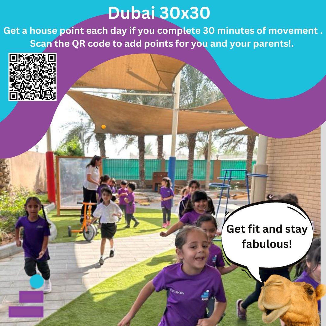 Kinder running strong for Dubai 30x30! #ProudlyTaaleem #EmpowerEveryGirlEveryDay #DUBAI30X30