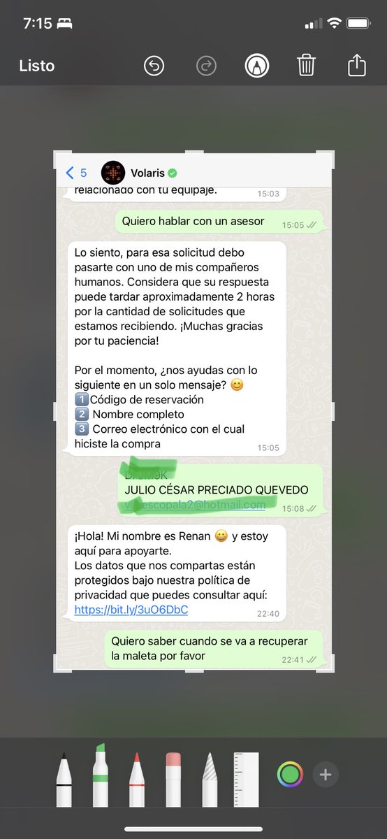 Vuelos retrasados en <a href="/viajaVolaris/">Volaris</a>  y de pilón te pierden el equipaje, el personal de tierra le dice a mi asistente  “que tanto puede valer lo que traiga en la maleta” lo que sea así traiga puras piedras esa no es contestación 😡😡😡😡 ya pasaron mas de 36hrs y ni te contestan.