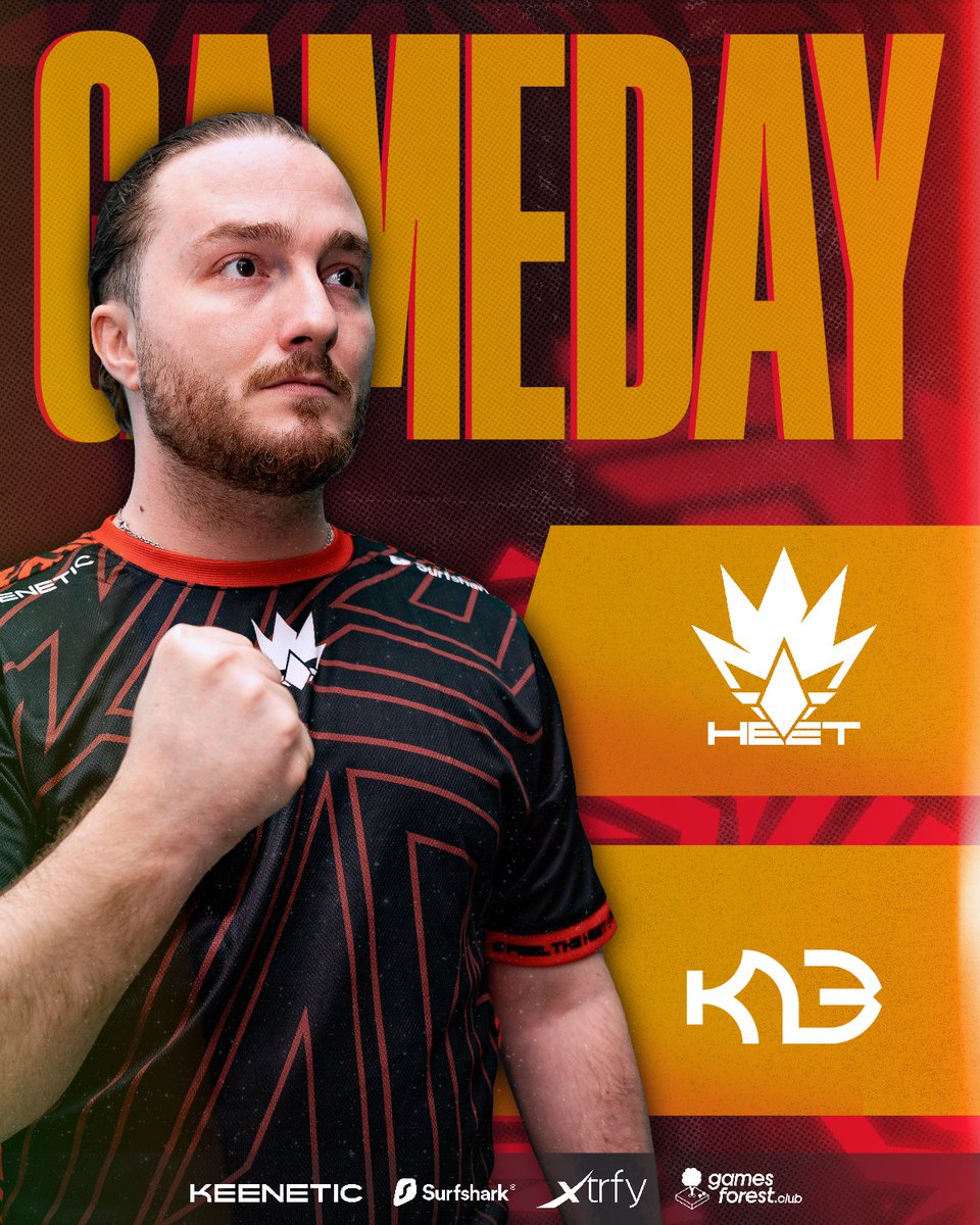 Matchday 🥳

Our #CSGO squad faces <a href="/k23_esports/">K23</a> in the upper bracket round 1 of the <a href="/ESLCS/">ESL Counter-Strike</a> Challenger League Season 43: Europe 💪

🎯 BO3
🕖 19:00 CET

#FeelTheHEET ❤️‍🔥