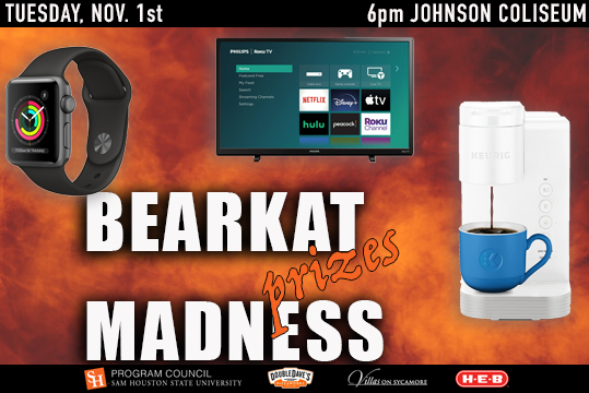 Sam Houston Womenโs Basketball (@bearkats_wbb) on Twitter photo Free ๐?
Free ๐?
DJ ๐ถ๐ถ?
๐?
Prizes including TV, Apple Watch, Keurig, and so much more?
COME TO BEARKAT MADNESS TONIGHT @ 6pm!
<a href="/BearkatsMBB/">Sam Houston Men's Basketball</a> <a href="/BearkatSports/">Sam Houston Athletics</a> <a href="/shsustuaffairs/">Student Affairs</a> <a href="/shsupc/">Program Council</a> @SHSUStuAct Free ๐?
Free ๐?
DJ ๐ถ๐ถ?
๐?
Prizes including TV, Apple Watch, Keurig, and so much more?
COME TO BEARKAT MADNESS TONIGHT @ 6pm!
<a href="/BearkatsMBB/">Sam Houston Men's Basketball</a> <a href="/BearkatSports/">Sam Houston Athletics</a> <a href="/shsustuaffairs/">Student Affairs</a> <a href="/shsupc/">Program Council</a> @SHSUStuAct