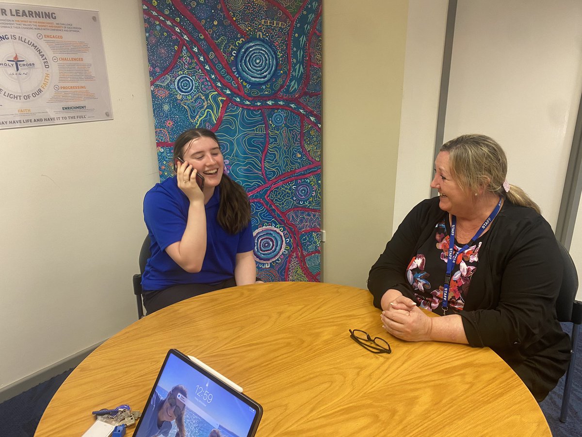 MrsDavini's tweet photo. Amazing to share the moment the Collage Captains told their parents they are the new 2023 “College Captains”. Well done Bertie and Therese, looking forward to working with you both in the year ahead 👋🏽 @Holy_Cross_Coll #HCCEllenbrook https://t.co/Zs3mVb6jng