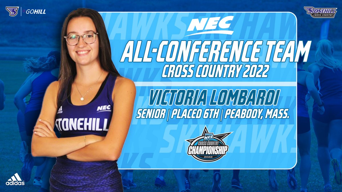 GoStonehill's tweet photo. This weekend, Women's Cross Country had a BIG weekend at the NEC Championships, placing second through a tie-breaker with CCSU, and had FOUR Skyhawks make the All-Conference Team!🏆
#NECPride #GoHill https://t.co/R6ROo2tXpB